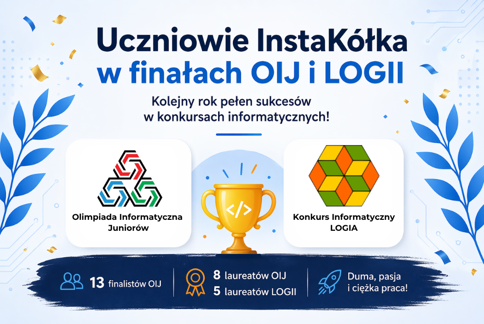 Uczniowie InstaKółka w finałach OIJ i LOGII