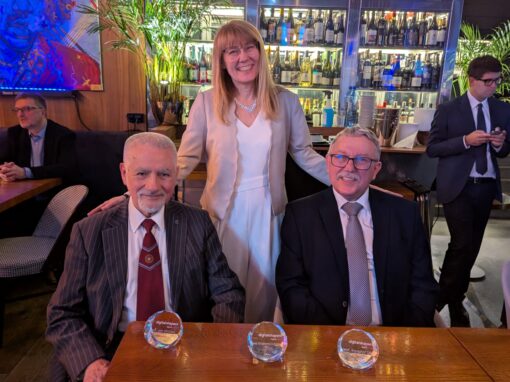 Ewa z prof. Diksem i prof. Madeyem